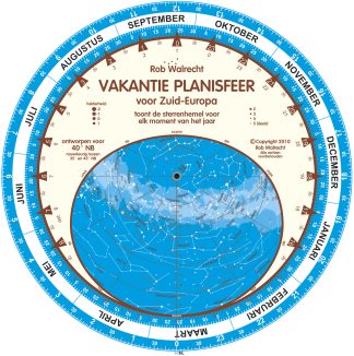 Planisfeer Zuid-Europa